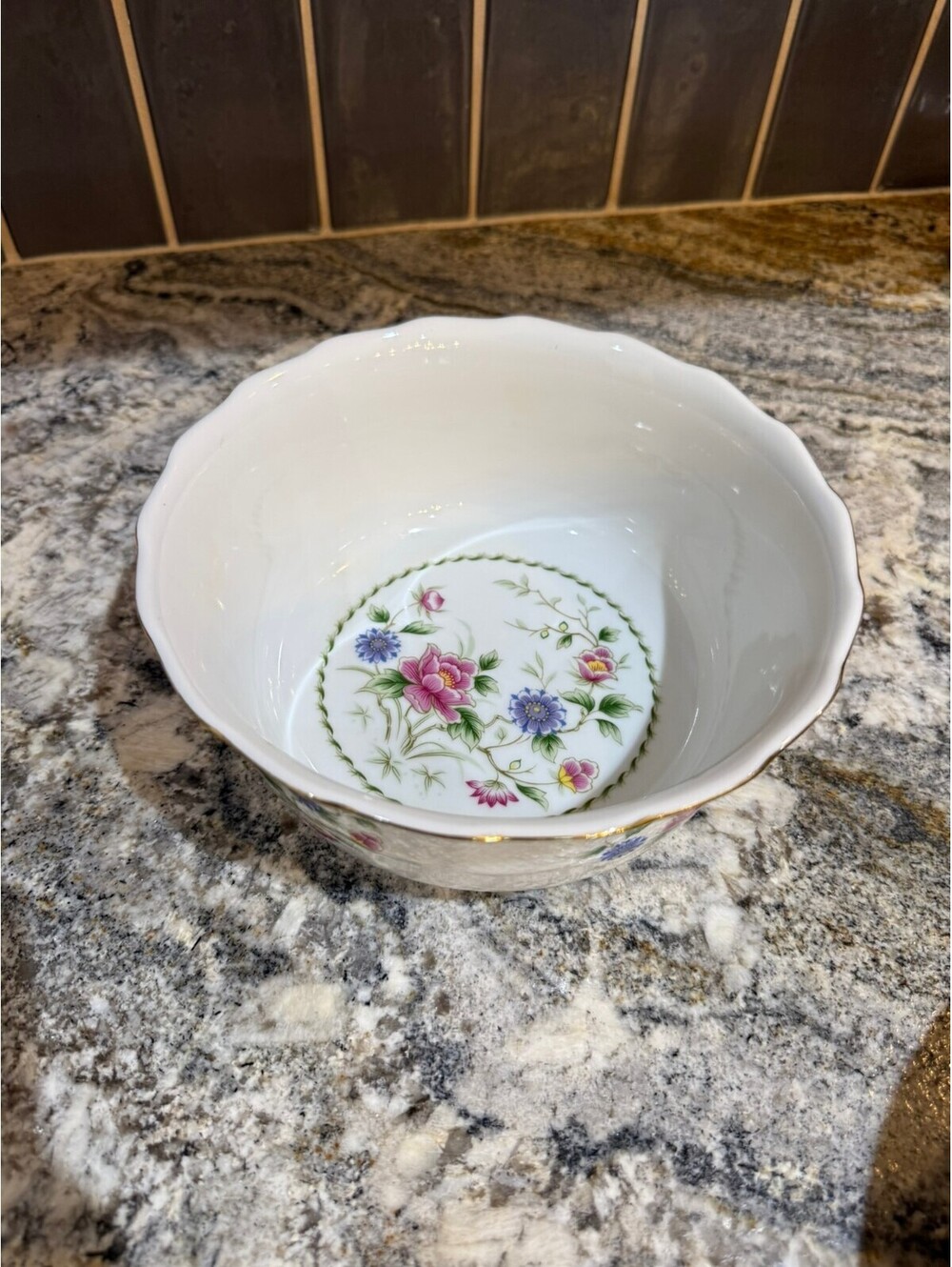 Andrea by Sadek Spring Night Fine China Serving Bowl